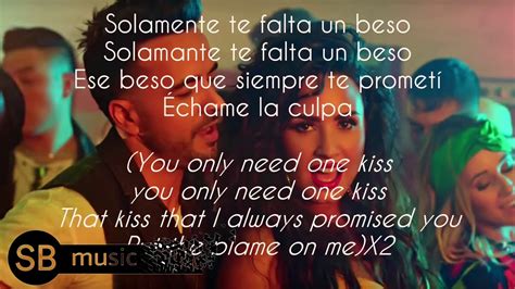 échame la culpa lyrics english.